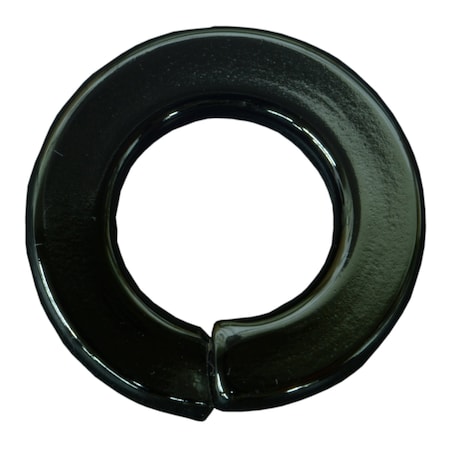 Midwest Fastener Split Lock Washer, For Screw Size #14 Steel, Black Chrome Finish, 15 PK 34426
